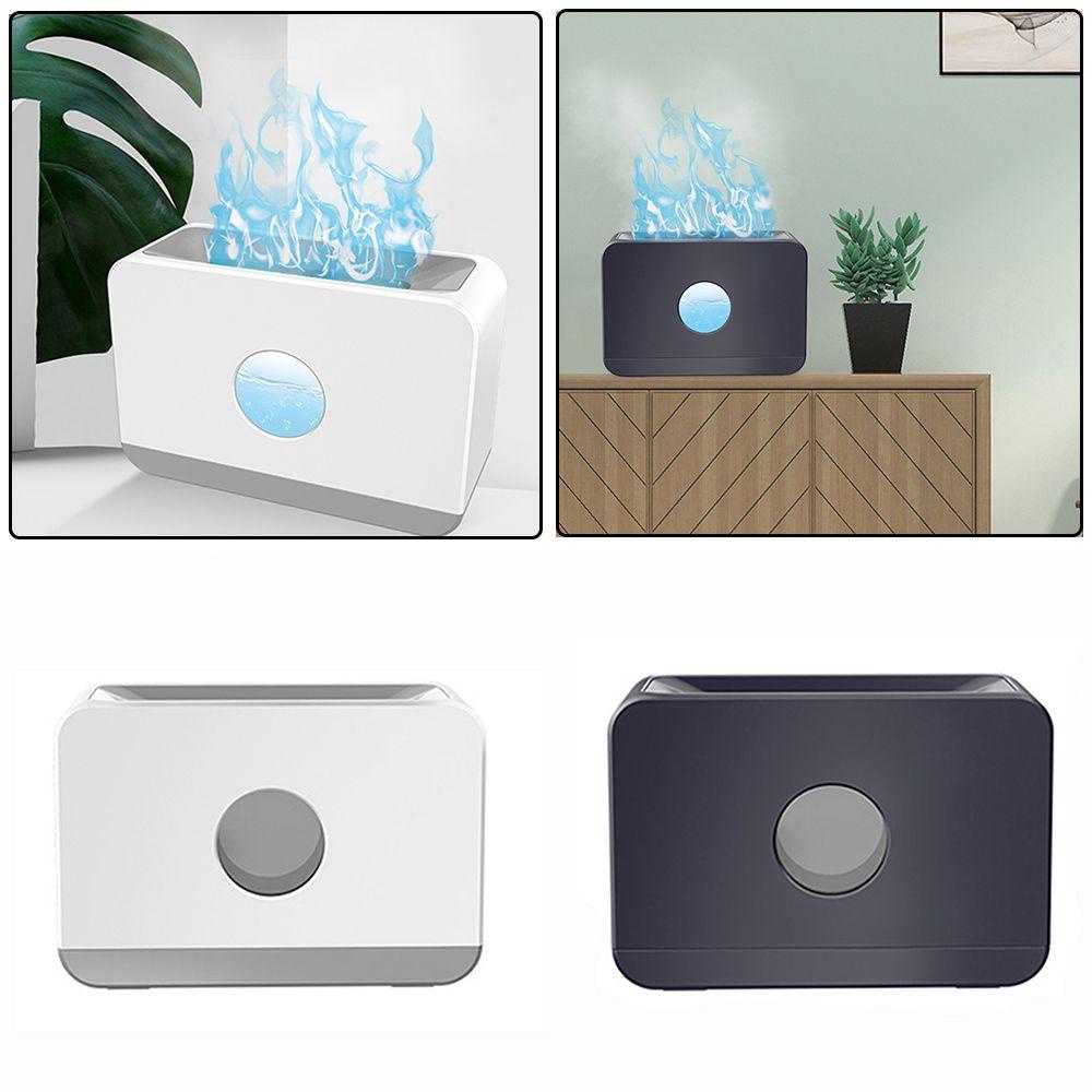 LAKAMIER Máy Phun Sương Tạo Độ Ẩm Không Khí Hình Ngọn Lửa 3D Sáng Tạo