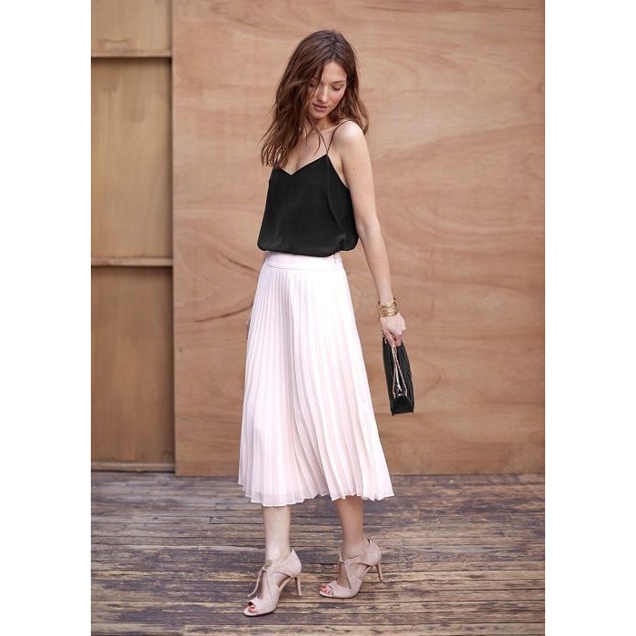 Chân váy xếp ly dáng dài | BigBuy360 - bigbuy360.vn