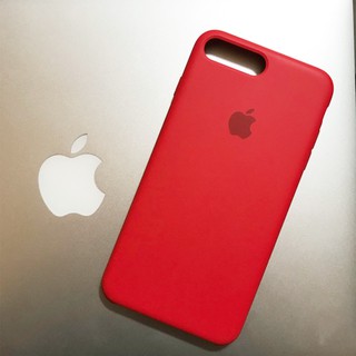 [Màu ĐỎ RED] Ốp lưng silicon iPhone 7Plus/8Plus chống bẩn, kháng bụi