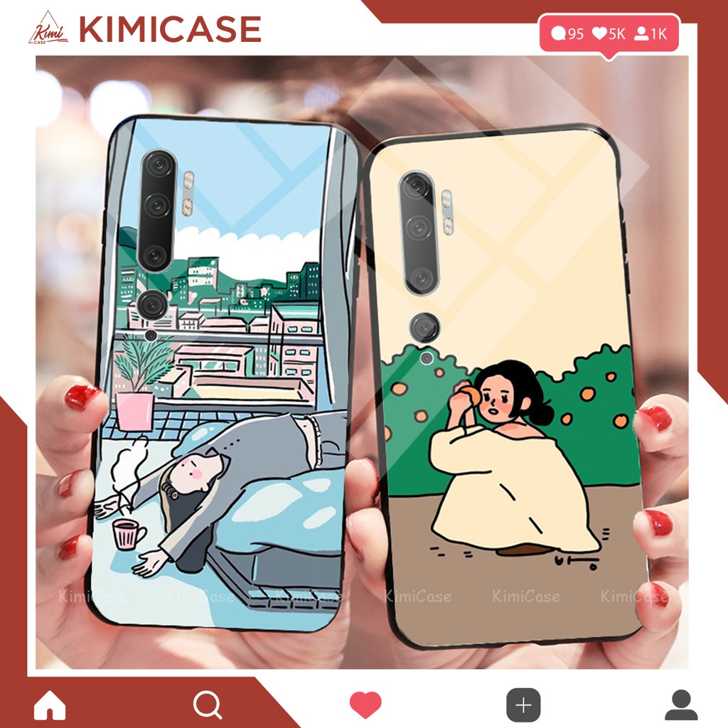 ỐP XIAOMI MI10, MI 10 PRO, MI NOTE 10 / 10 PRO, MI NOTE 10 LITE KÍNH BỘ NỮ