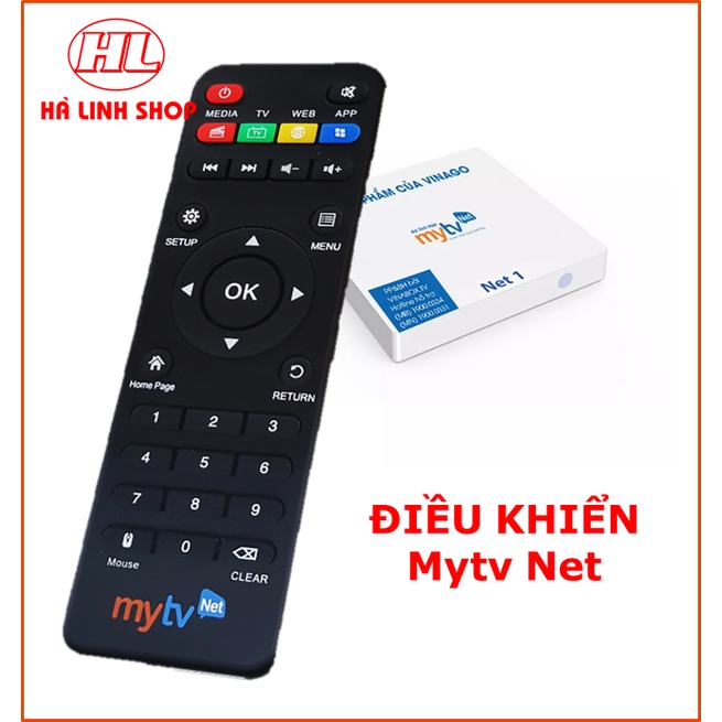 Điều khiển Remote Mytv net Dùng cho các loại box mytvnet Android Box phiên bản Mytv 1G 2G 4G - Hàng chính hãng