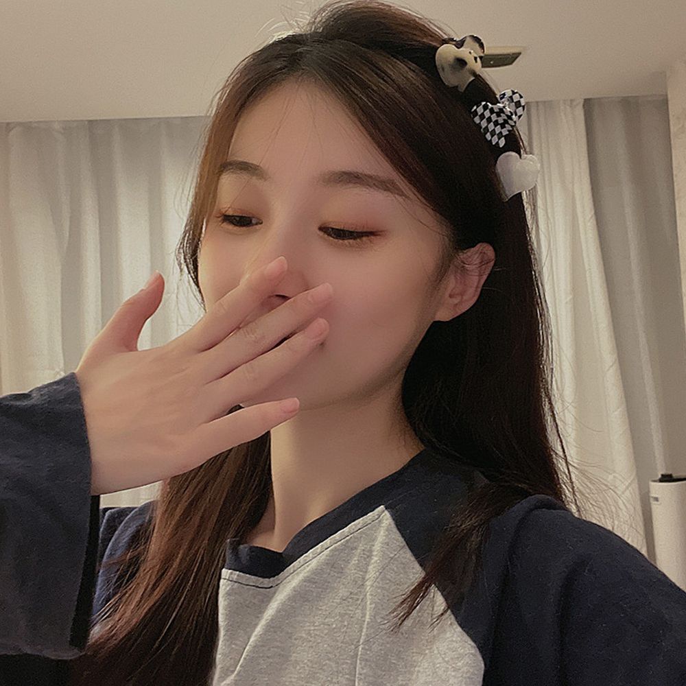 Kẹp tóc mini bằng nhựa resin in họa tiết da báo cổ điển thời trang Hàn Quốc cho nữ
