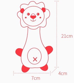 Thú Bóp Chút Chít Cho Bé, lục lạc kích thích phát triển giác quan cho bé sơ sinh