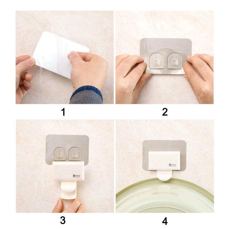 Giá Đỡ Treo Chậu Rửa Chén Có Giác Hút Tiện Dụng