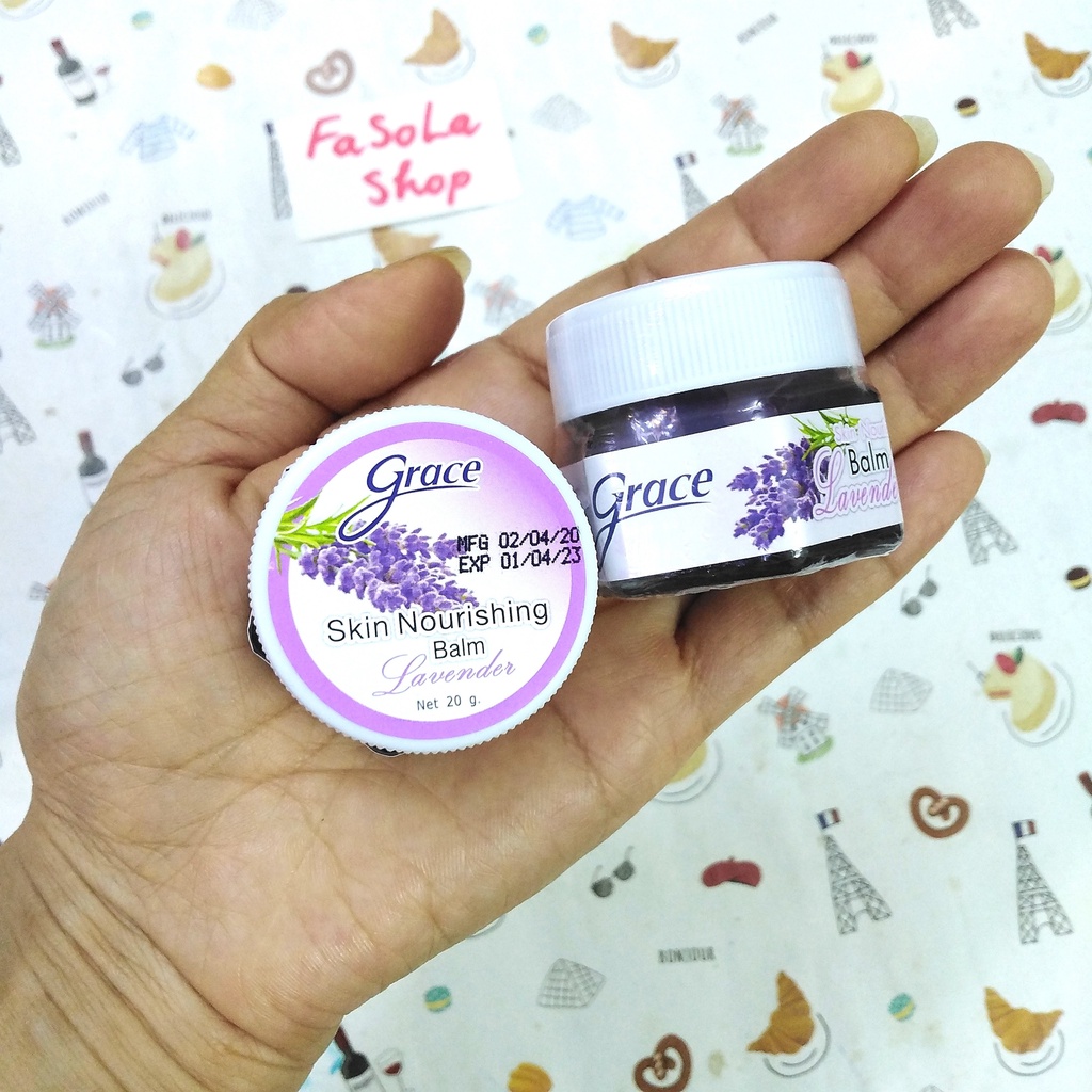 Dầu cù là GRACE LAVENDER 20g Thái Lan 20g giúp ngủ ngon skin nourishing balm