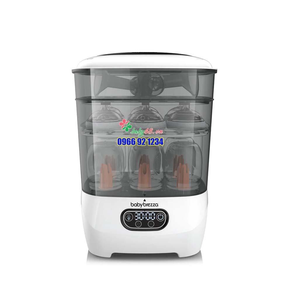 Máy tiệt trùng sấy khô Baby Brezza tiêu diệt 99.99%, BH 12 tháng