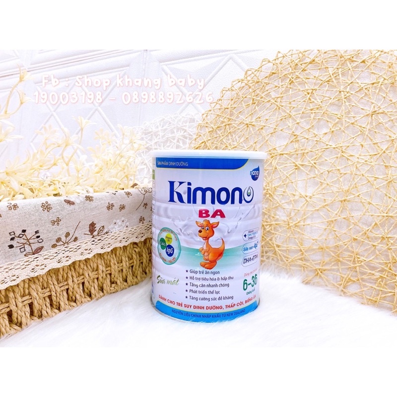 sữa mát kimono ba (900g)