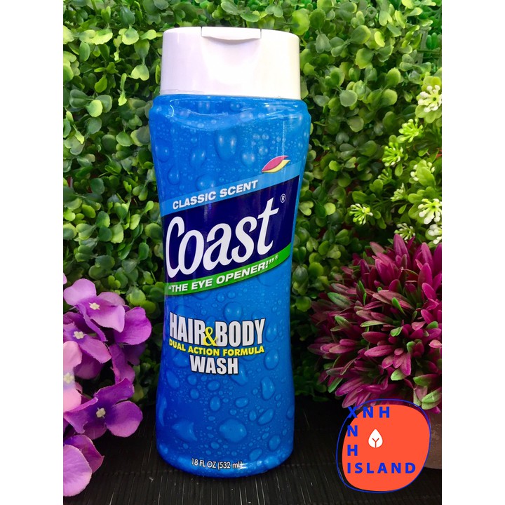 Sữa Tắm Gội Toàn Thân COAST 2in1 Mỹ - 532ml | BigBuy360 - bigbuy360.vn
