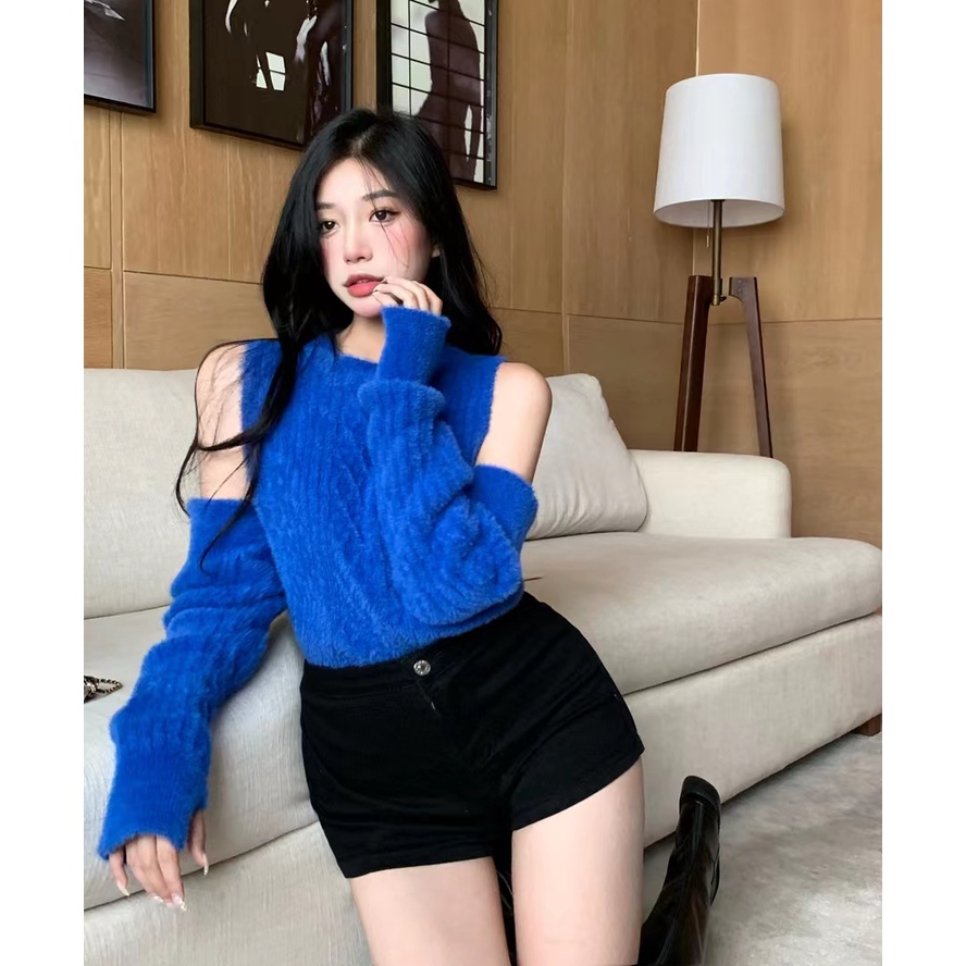 DUNEA Áo len phong cách Hàn Quốc thời trang phong cách cho nữ