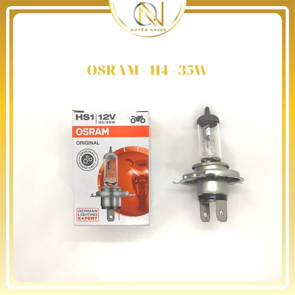 ĐÈN PHA OSRAM HS1 12V HALOGEN 35W, 60/55W CHÂN CẮM H4 - QN SHOP