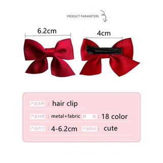 【Đầy đủ 30K trừ đi 3K】Set 2 Kẹp Tóc Lưới Hình Nơ Dễ Thương