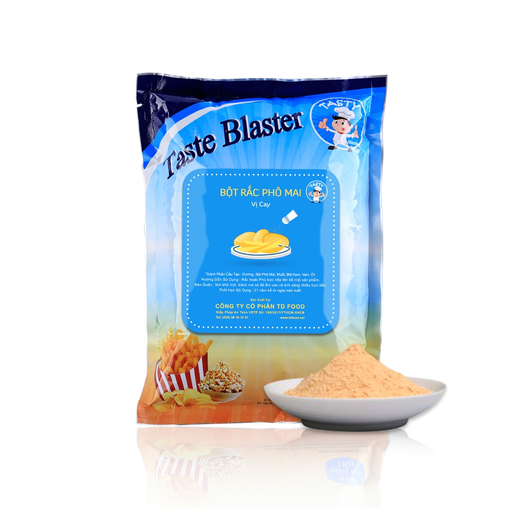 Bột Rắc Phô Mai Tasty - Vị Cay