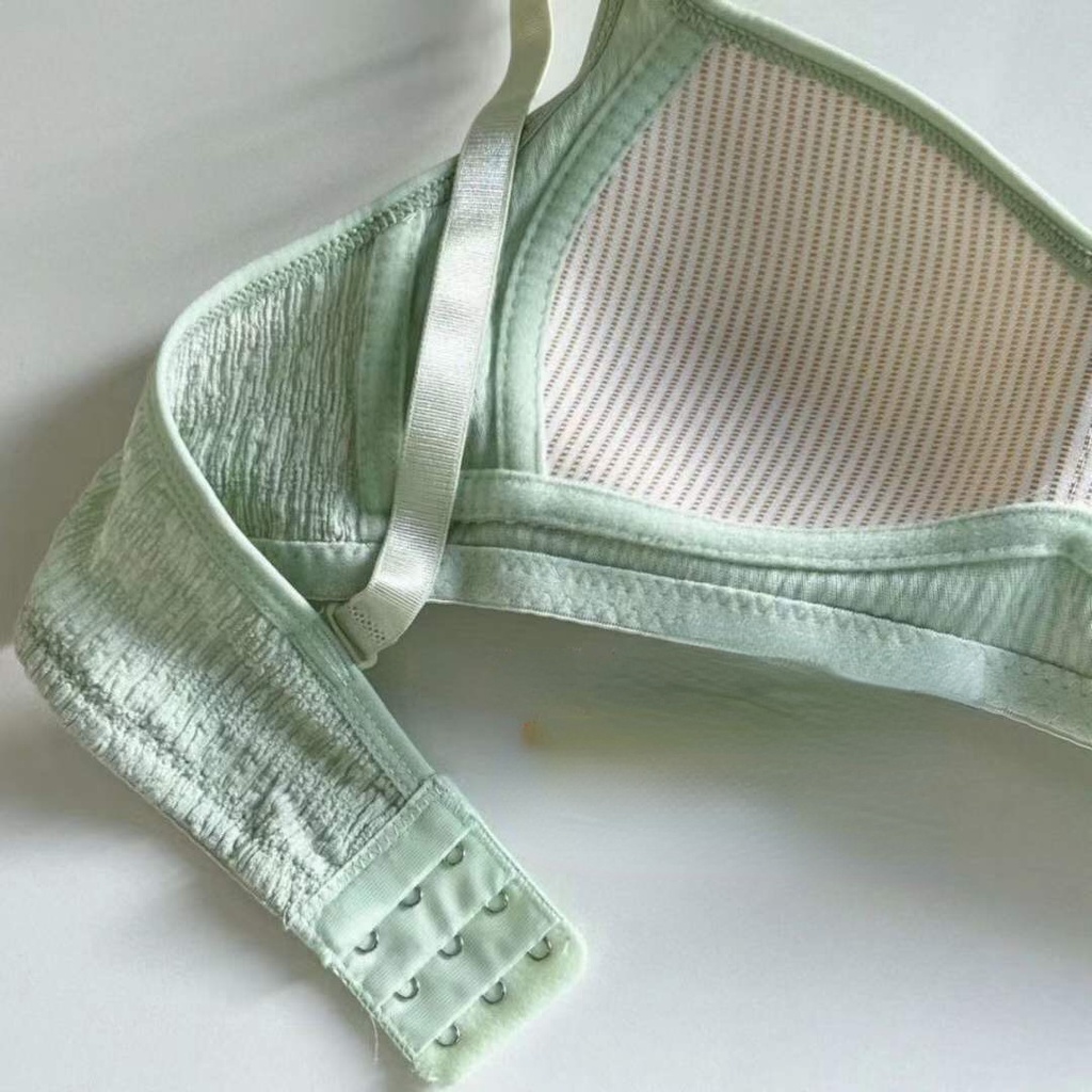 Áo Lót Nâng Ngực Không Gọng Chống Chảy Xệ Màu Sắc Đơn Giản Cho Nữ