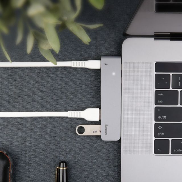 Hub chuyển đổi 5 trong 1 dành cho Macbook Pro (Thunderbolt 3 / Dual Type C to USB 3.0 / HDMI / Type C)