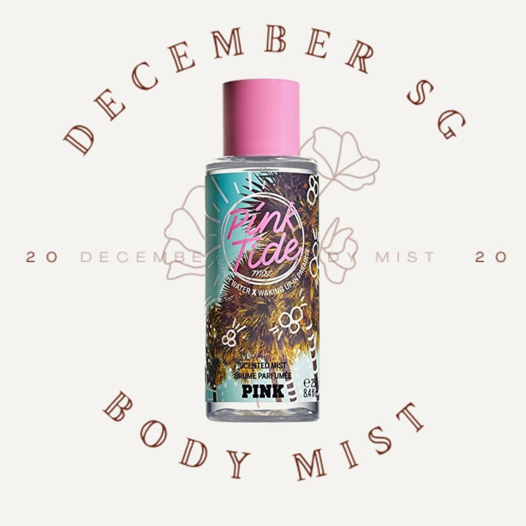 [Auth] Xịt Thơm Body Mist Victoria’s Secret Pink Tide 30ml/50ml/100ml +𝘿𝙚𝙘𝙚𝙢𝙗𝙚𝙧 𝙎𝙝𝙤𝙥+