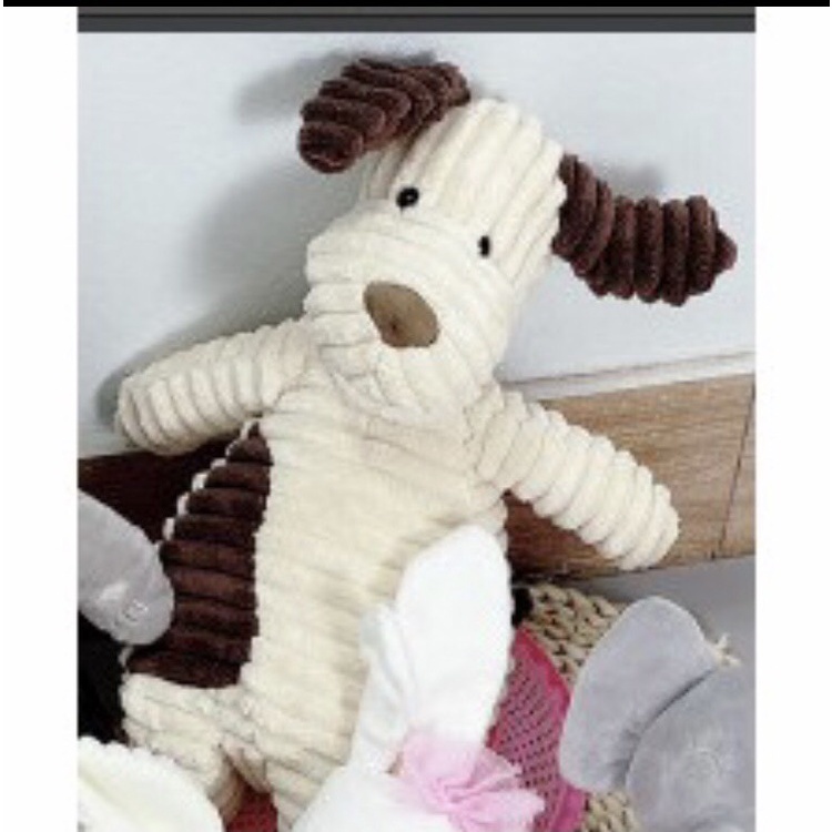Cún bông size 40cm ngộ nghĩnh đáng yêu - Thú nhồi bông cao cấp mềm mịn không xù lông cho bé ôm ngủ, chơi và chụp ảnh