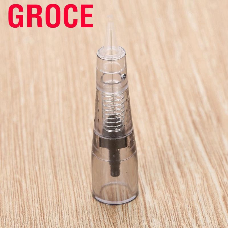 Groce 10Pcs Makeup Microblading Needles Anaesthetic Free Eyebrow Lip Tattoo Needle Cartridges