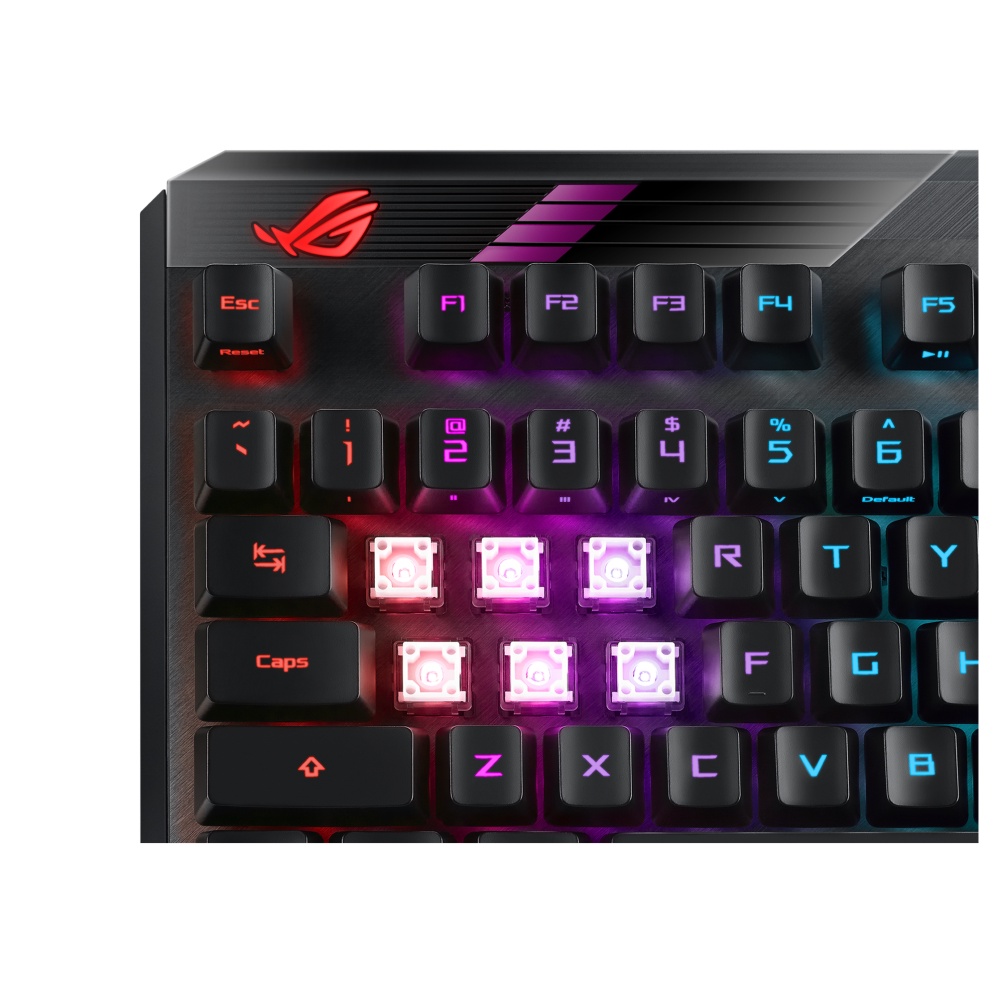 Bàn phím ASUS ROG C[ELGAME10 giảm 10%]Laymore II RGB Aura Sync