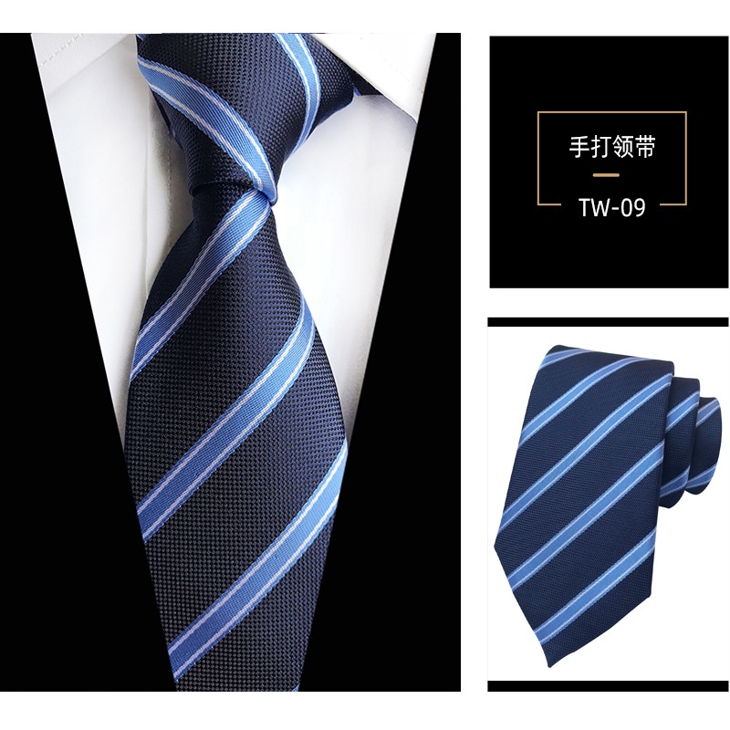 Cà Vạt 8CM Họa Tiết Sọc Thời Trang Sang Trọng Cho Nam