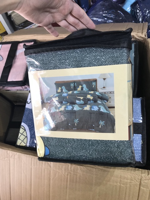SET DRAP COTTON HOUSE THÁI CÓ VỎ CHĂN ĐI KÈM