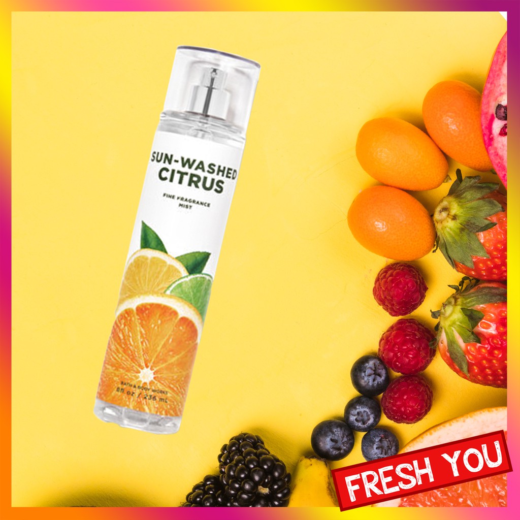 Xịt thơm toàn thân Bath&Body Works Sunwashed Citrus Sun-washed Citrus | BigBuy360 - bigbuy360.vn