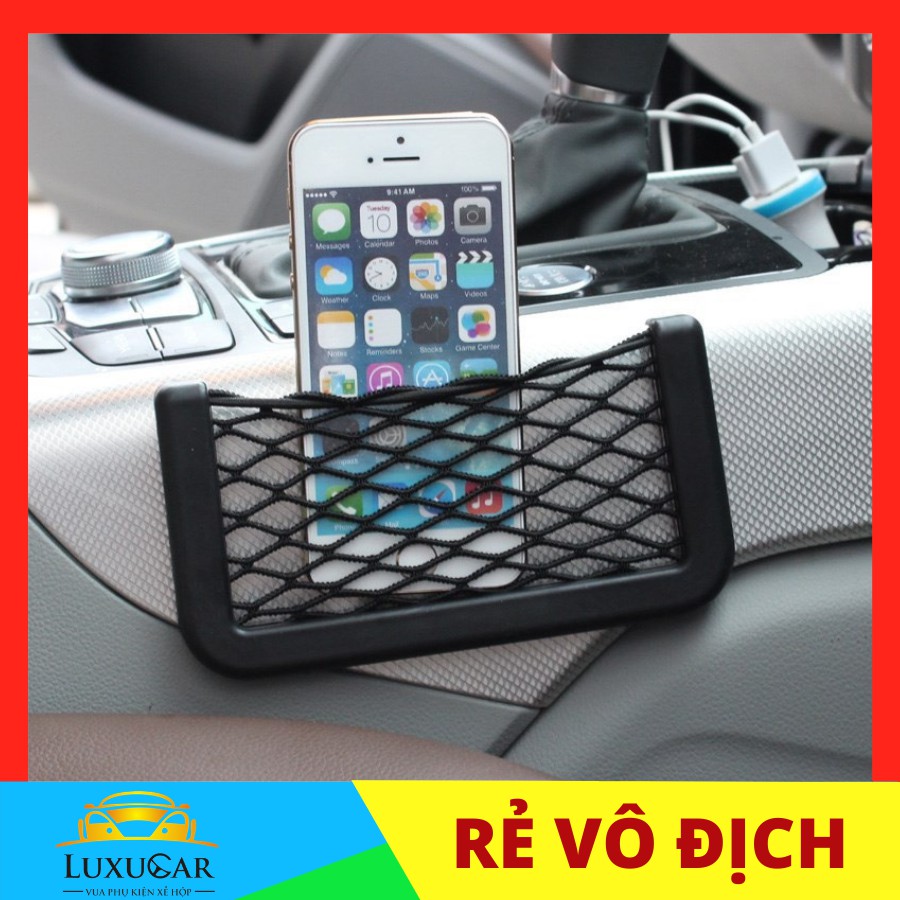 Túi Lưới Dán Cửa Đựng Đồ Oto, Xe Hơi Đa Năng
