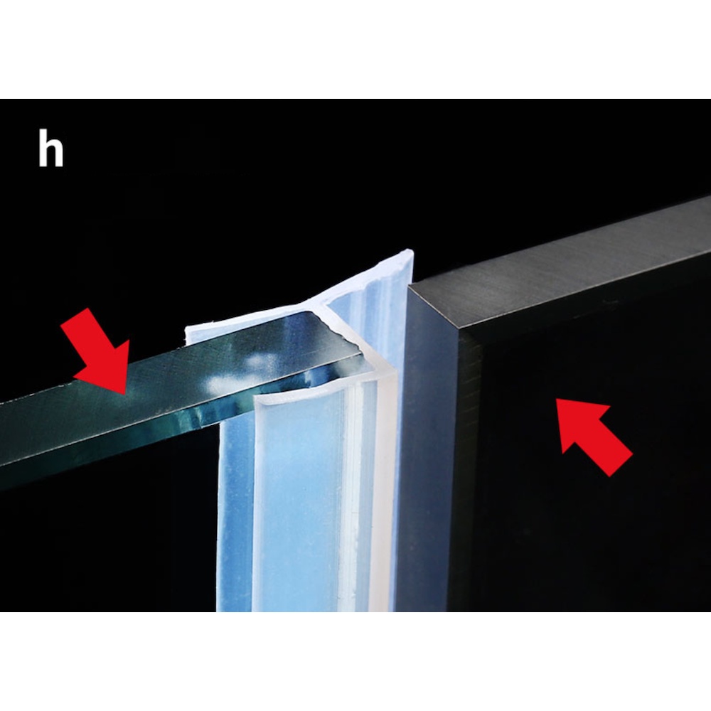 Gioăng silicon Gioăng cửa kính chữ U/H/F. cách âm chống ồn cho phòng riêng phòng tắm gioăng chống va đập cửa kính
