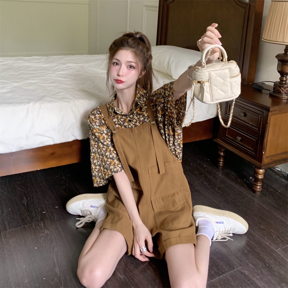 Áo Sơ Mi Tay Dài Họa Tiết Hoa Phong Cách Hàn Quốc Thời Trang Cho Nữ