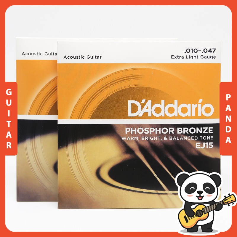 Dây Đàn Guitar Acoustic D'Addario EJ15 [Size 10]