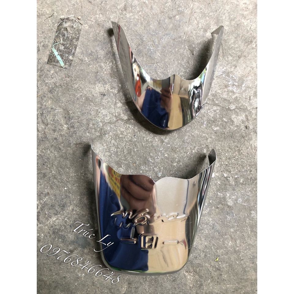 Bọc Mõm- Ốp Đuôi Inox Hàng Loại 1 Cho Wave alpha 50cc- 100 - 110cc