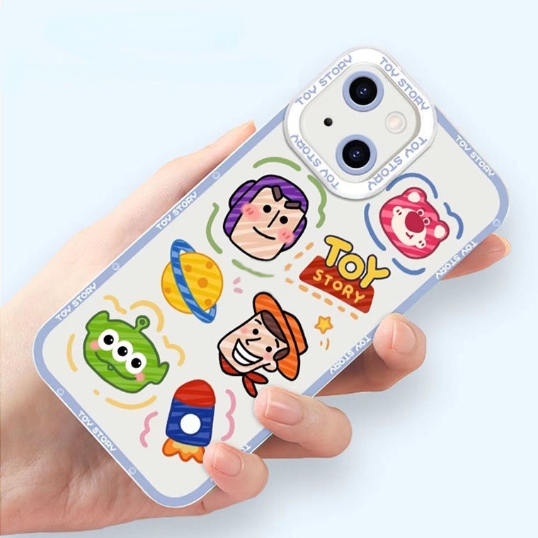 Ốp Điện Thoại Silicon Trong Suốt In Hình Hoạt Hình Dễ Thương Cho IPhone 14 13 12 Pro Max 11 XS XR X 8 7 6 Plus