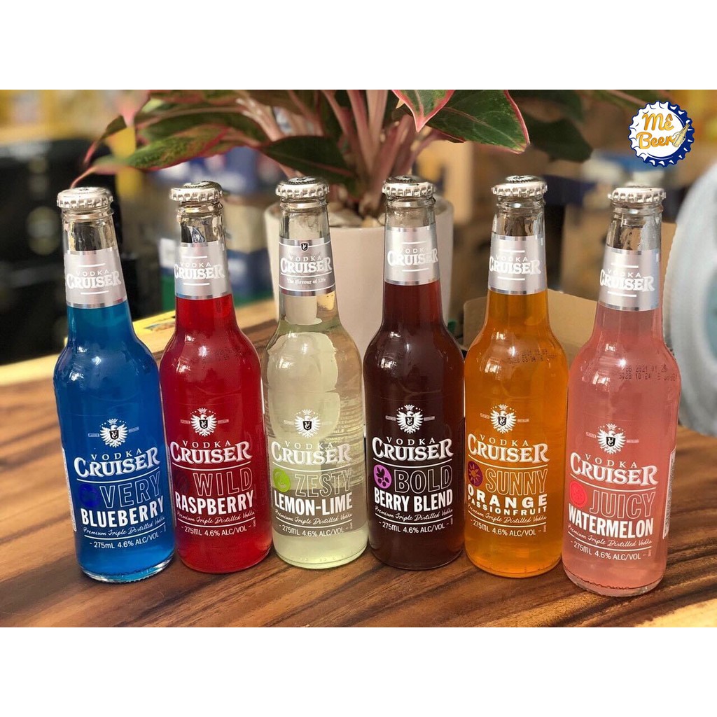 Vodka Cruiser Sunny Orange 4,6% – Chai 275ml – Thùng 24 chai