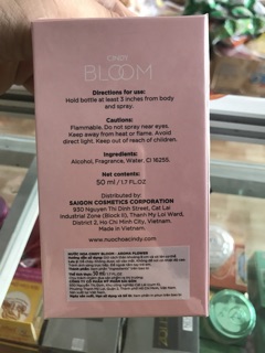 Nước hoa cindy chính hãng 50ml