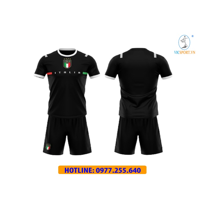 Áo Đá Bóng, Quần Áo Đá Banh Đội Tuyển ITALIA 22-23 Thun Lạnh Thoáng mát SV - Vicsport