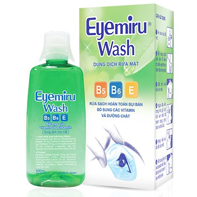 NƯỚC RỬA MẮT NHẬT BẢN EYEMIRU WASH 500ML