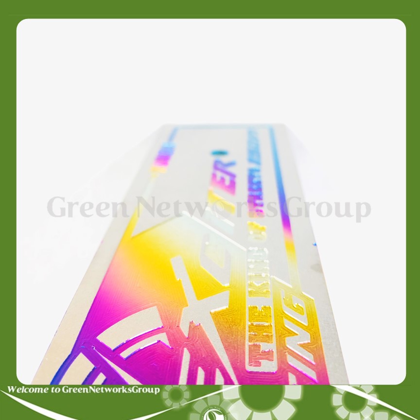 Bảng tên titanium trang trí xe Exciter Greennetworks