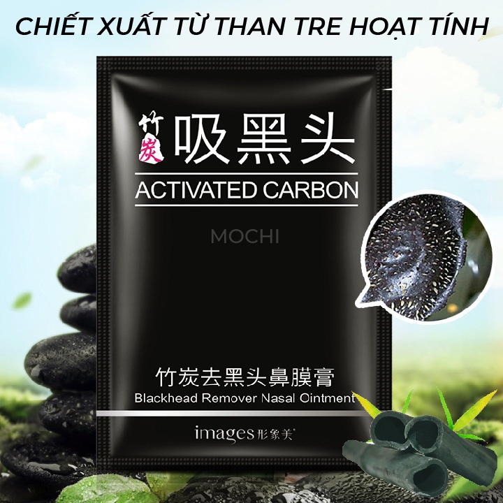 Gel Lột Mụn Đầu Đen l Mụn Cám Than Tre Hoạt Tính Mask Mặt Nạ Lột Mụn Activated Carbon Images Nội Địa Trung MOCHI SHOP