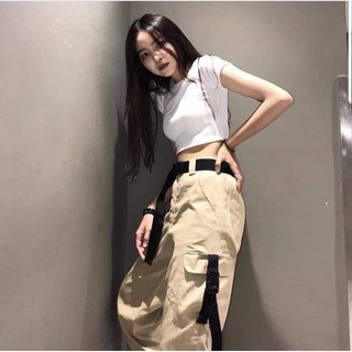 Áo thun crop top form ôm