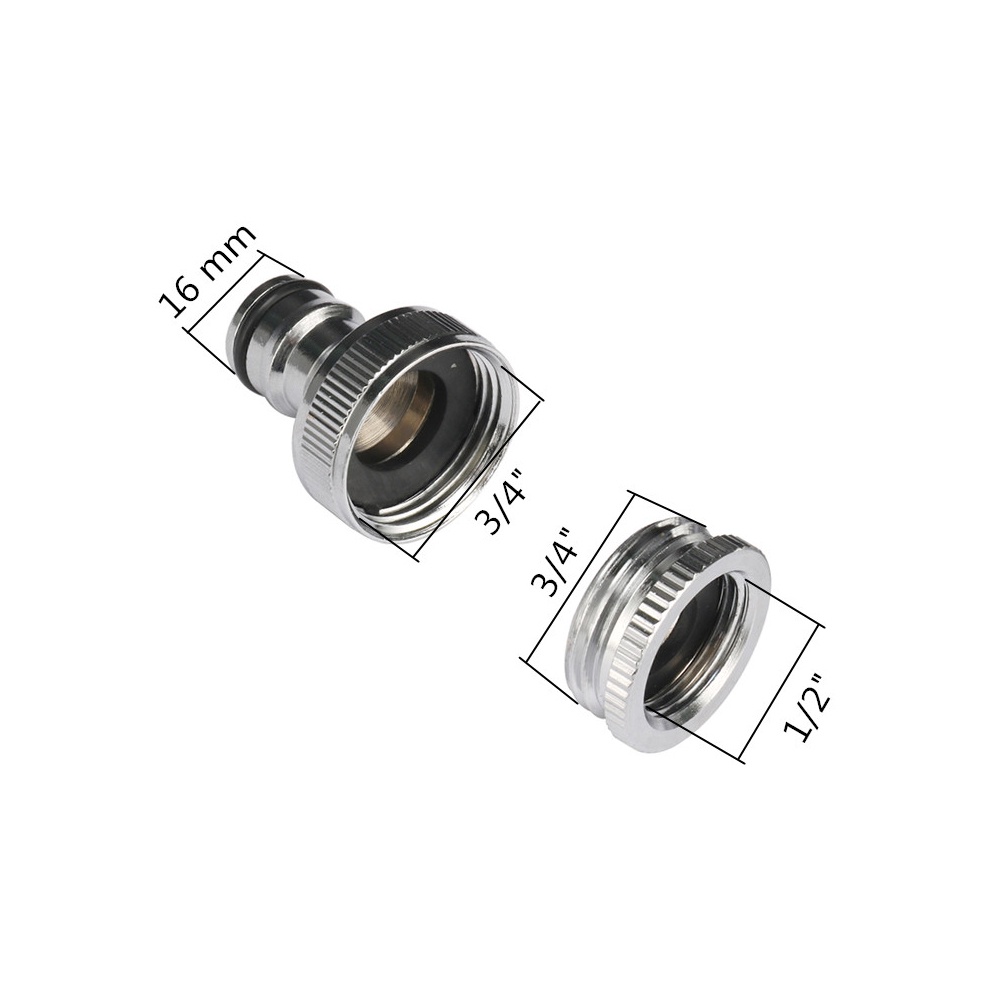 1 Đầu Nối Bằng Đồng 1 / 2 "Sang 3 / 4", 1 / 2 "