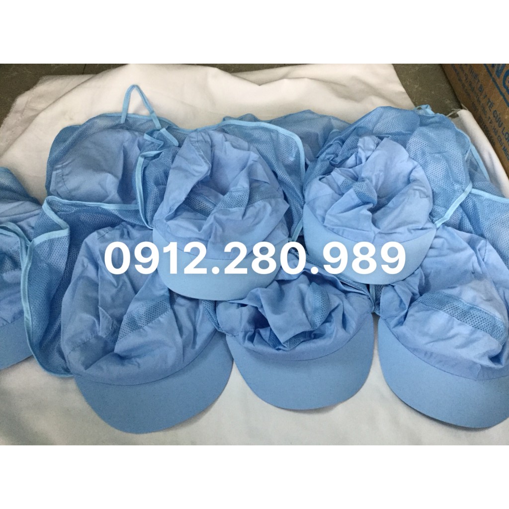 Nón Lưỡi Trai Có Lưới  Thực Phẩm Vải Silk Ngựa Loại  Tốt Mịn - Mát