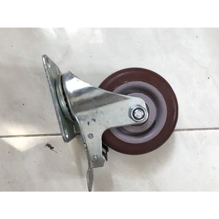 Bánh xe đẩy phi 100, 100x 31 có phanh