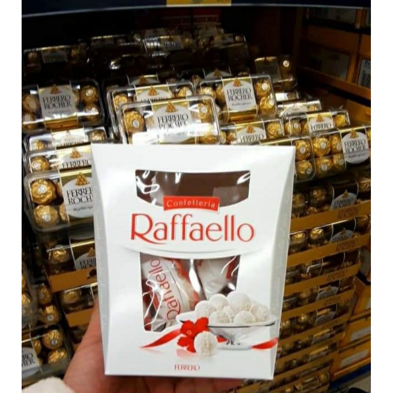 (Hàng air) Raffaello hộp to 230gram nội địa Đức.