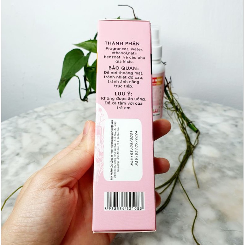Xịt thơm quần áo hương nước hoa Mochi 100ml chính hãng 100%. An toàn tiện lợi