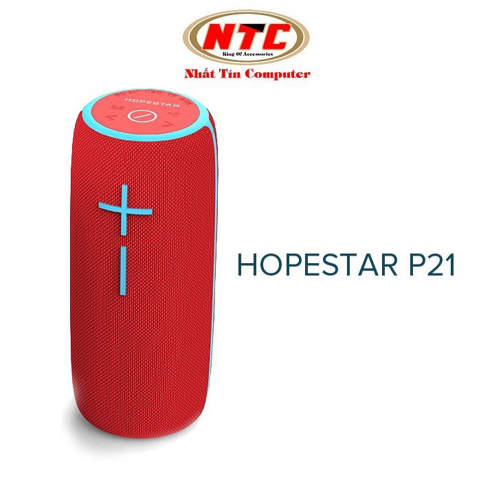 Loa bluetooth HopeStar P21 TWS kết nối cùng lúc 2 loa - loa di động, nghe nhạc thẻ nhớ,FM,audio 3.5mm