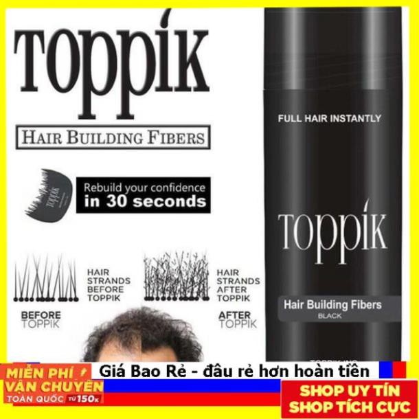 [Chính Hãng] Bột phủ dày tóc hói tóc thưa Toppik + Tặng Lược