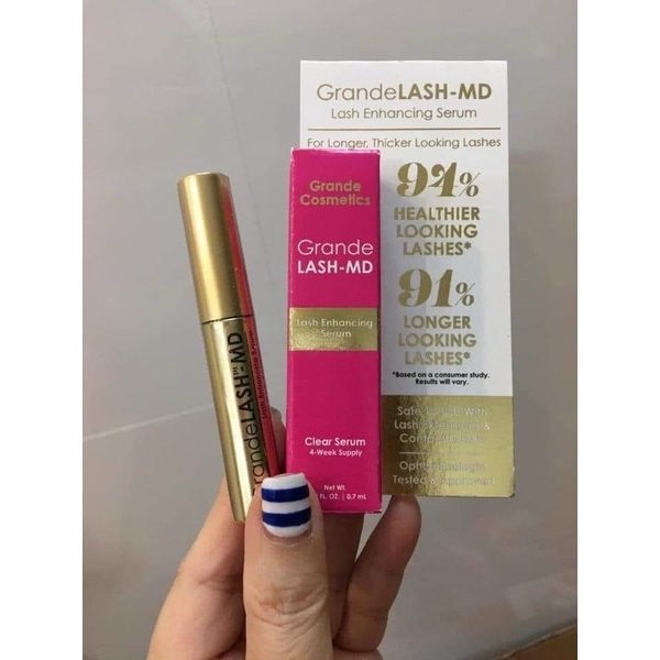 Dưỡng mi cao cấp GrandeLASH-MD Lash Enhancing Serum mini unbox