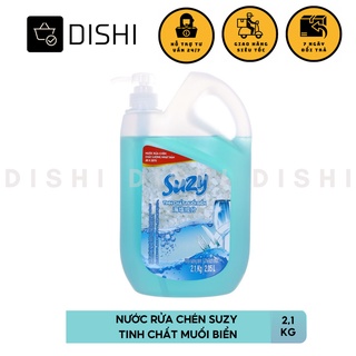 Nước rửa chén bát HỮU CƠ SUZY 2,1KG TINH CHẤT MUỐI BIỂN