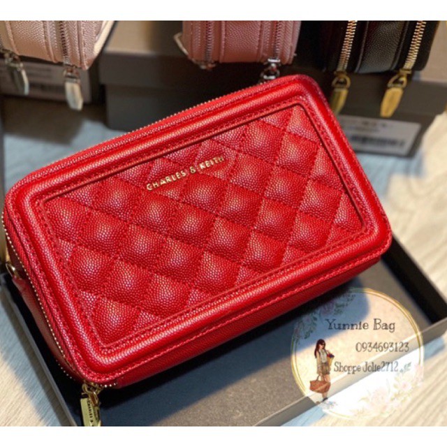 Túi đeo chéo Cn.K hộp mini, hàng chuẩn có sẵn