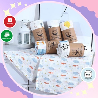 Khăn xô Muslin Swaddle 100% ogarnic cotton cho bé