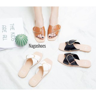 Dép quai chéo to có khóa Nagashoes NAD26